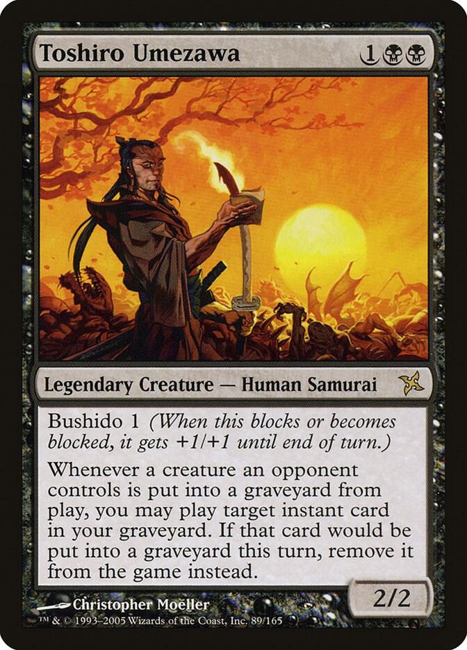 FOIL Toshiro Umezawa - 89/165 - Rare Betrayers of Kamigawa