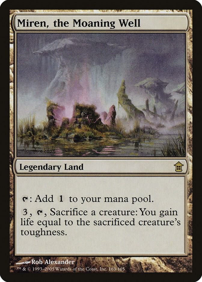 FOIL Miren, The Moaning Well - 163/165 - Saviors Of Kamigawa