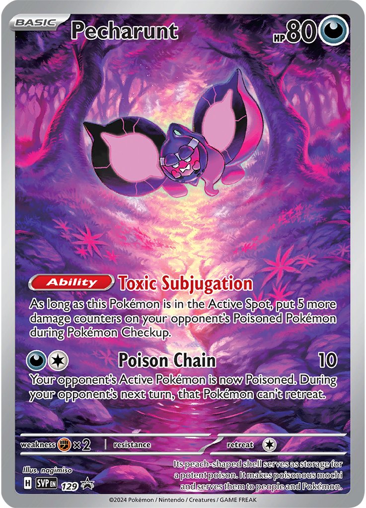 Pecharunt - SVP 129 Elite Trainer Box Promo Shrouded Fable