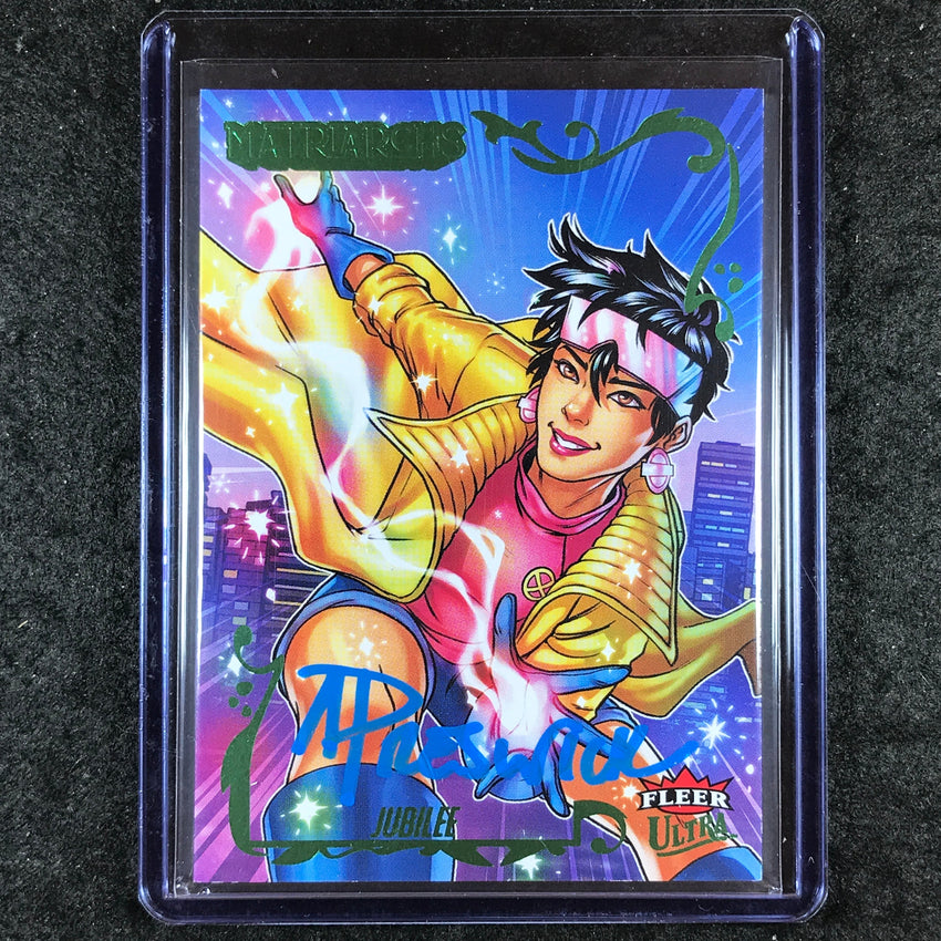 2024 Matriarchs of Marvel JUBILEE ALLIE PRESWICK Green Foil Auto 38/80 #3