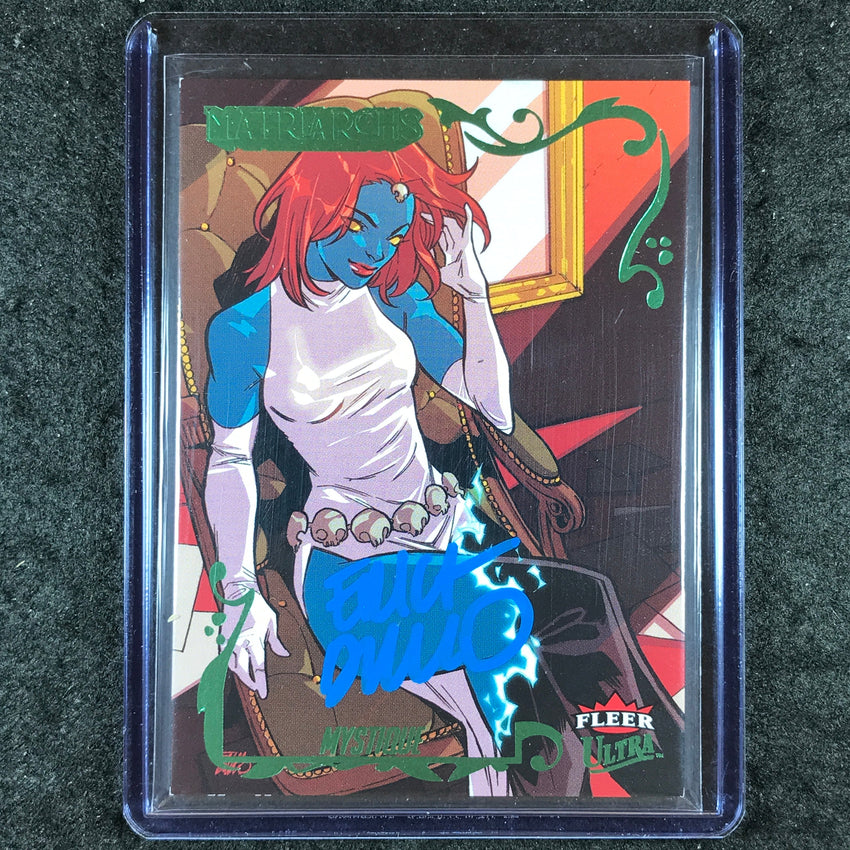 2024 Matriarchs of Marvel MYSTIQUE ERICA D'URSO Green Foil Auto 30/80 #12