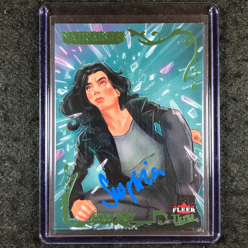 2024 Matriarchs of Marvel JESSICA JONES SUZI VILCHEZ Green Foil Auto 36/80 #19