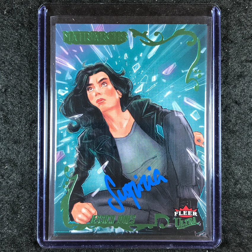 2024 Matriarchs of Marvel JESSICA JONES SUZI VILCHEZ Green Foil Auto 57/80 #19