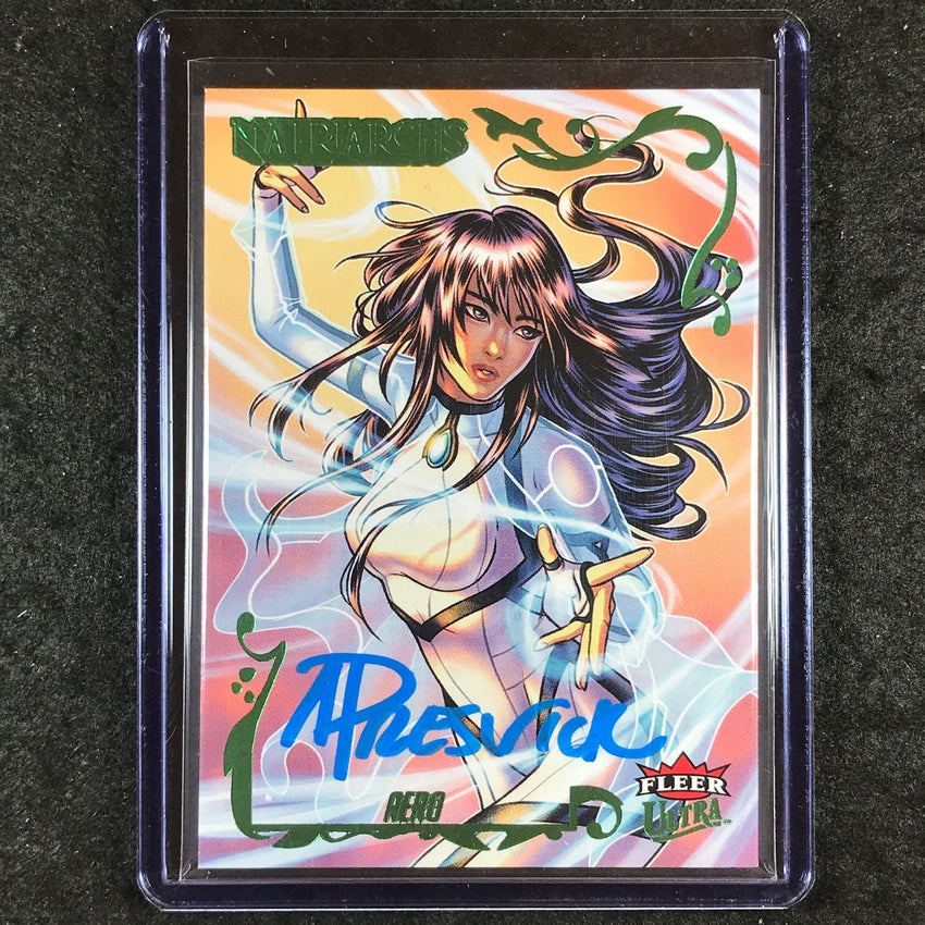 2024 Matriarchs of Marvel AERO ALLIE PRESWICK Green Foil Auto 30/80 #28