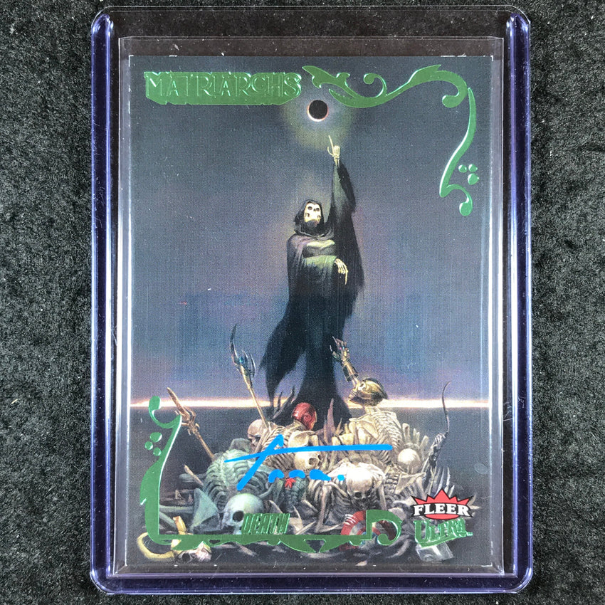 2024 Matriarchs of Marvel DEATH ANNA MOSHAK Green Foil Auto 14/80 #30