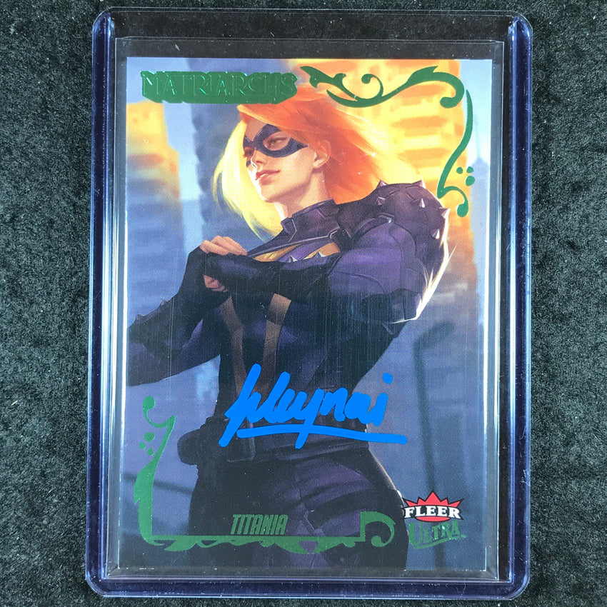 2024 Matriarchs of Marvel TITANIA JELEYNAI Green Foil Auto 31/80 #41
