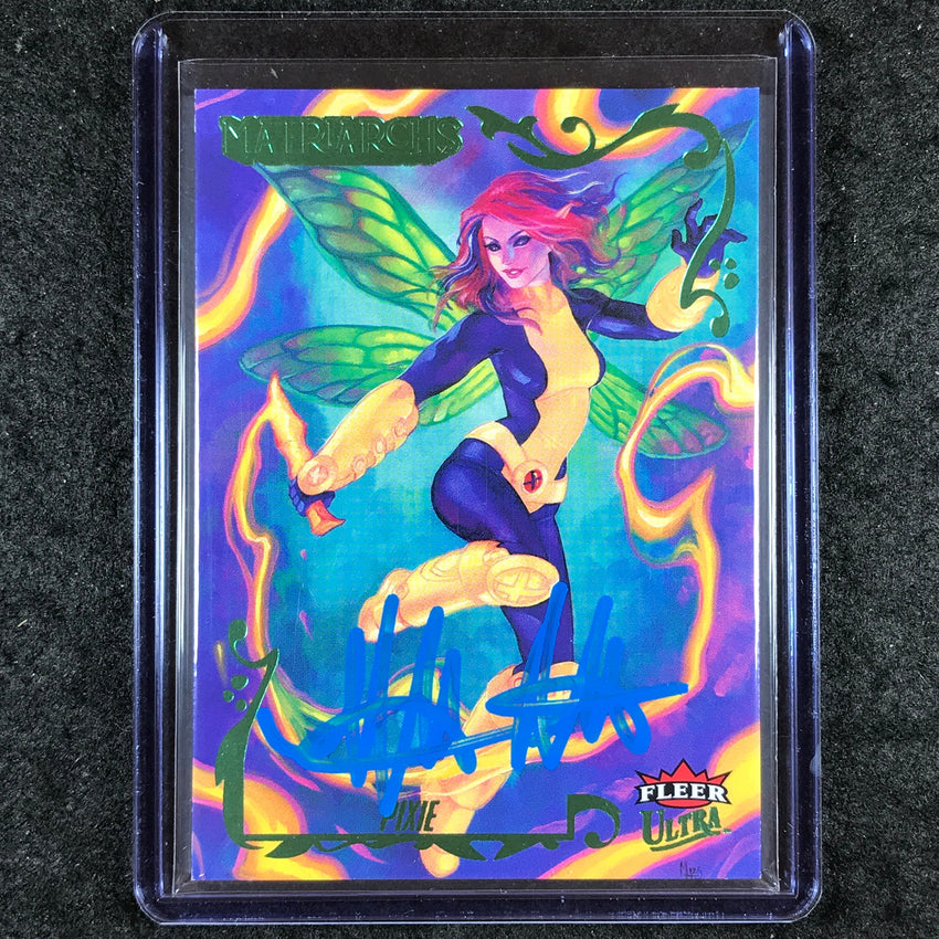 2024 Matriarchs of Marvel PIXIE MEGHAN HETRICK Green Foil Auto 58/80 #50