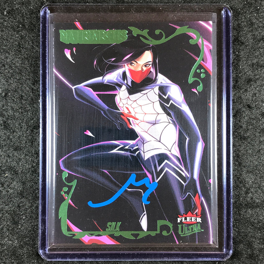 2024 Matriarchs of Marvel SILK NINA CHUNG Green Foil Auto 23/80 #81