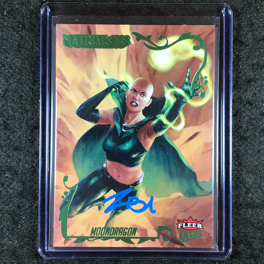 2024 Matriarchs of Marvel MOONDRAGON ZOE BADINI Green Foil Auto 5/80 #98