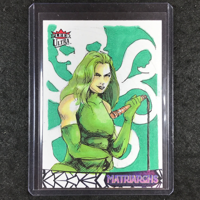 2024 Matriarchs of Marvel VIPER Artist Sketch 1/1 BOBBY LEXX