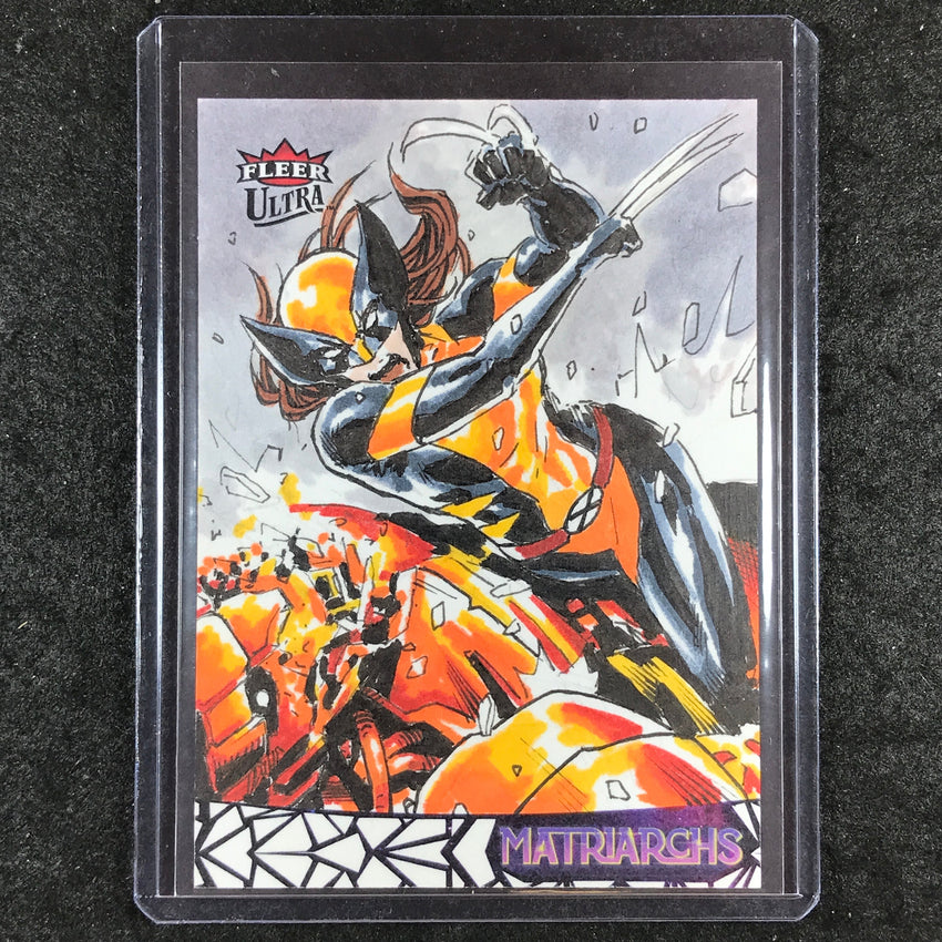 2024 Matriarchs of Marvel X-23 Artist Sketch 1/1 JOMAR BULDA