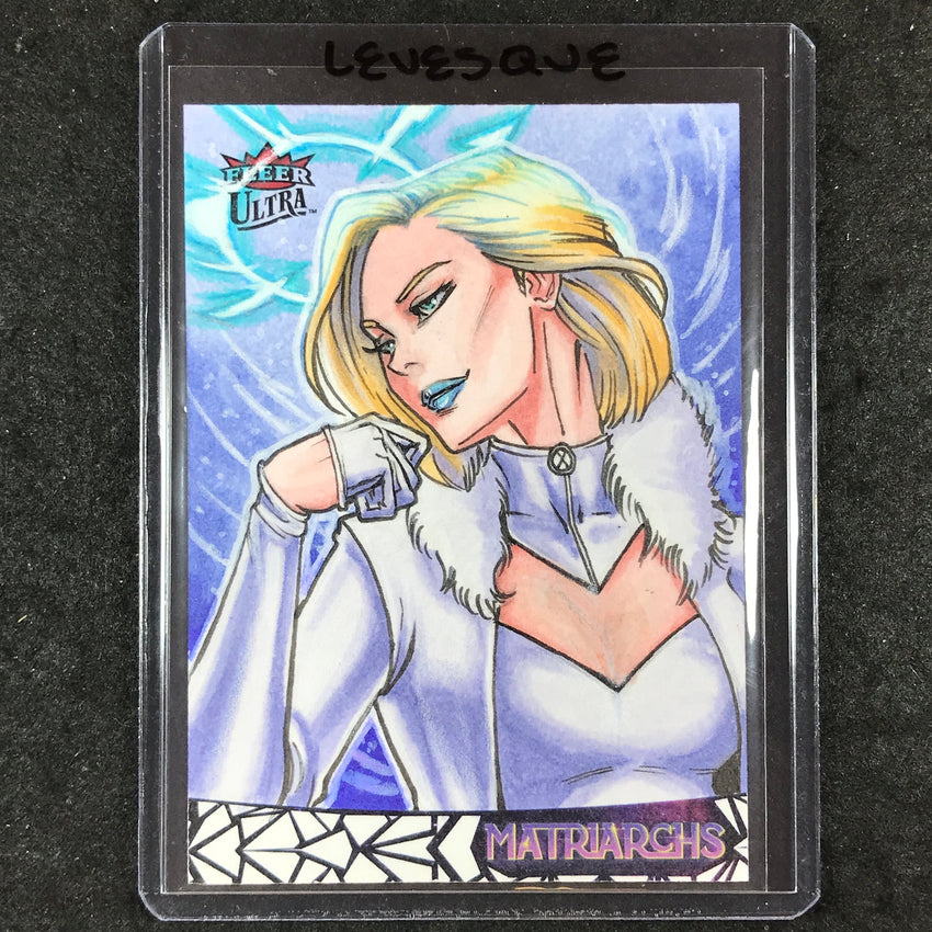 2024 Matriarchs of Marvel EMMA FROST Artist Sketch 1/1 JONATHAN LEVESQUE