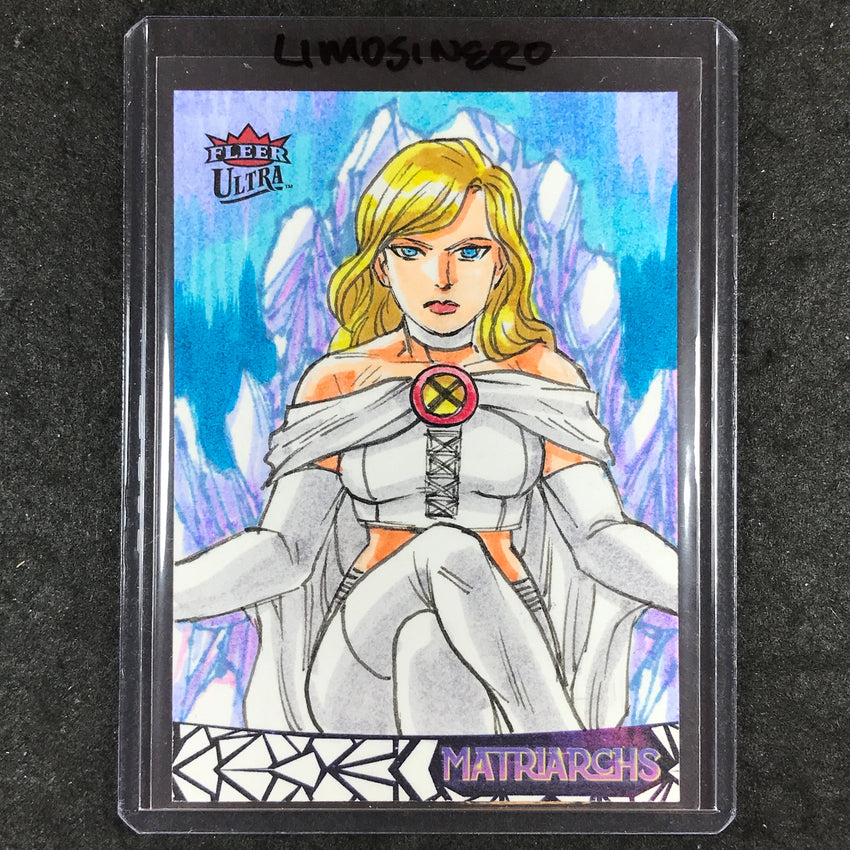 2024 Matriarchs of Marvel EMMA FROST Artist Sketch 1/1 RUSTICO LIMOSINERO