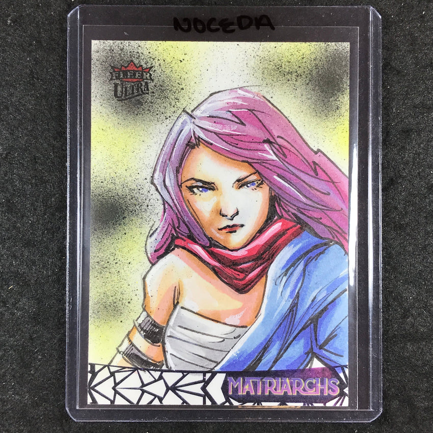 2024 Matriarchs of Marvel PSYLOCKE Artist Sketch 1/1 DON MARK NOCEDA