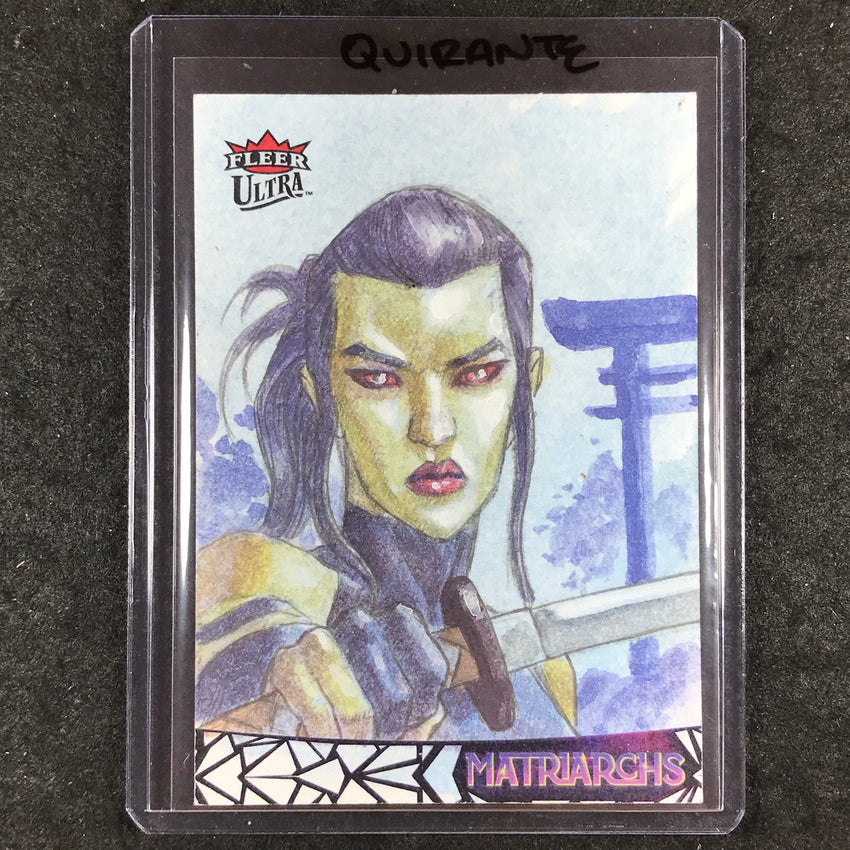 2024 Matriarchs of Marvel PSYLOCKE Artist Sketch 1/1 IAN QUIRANTE