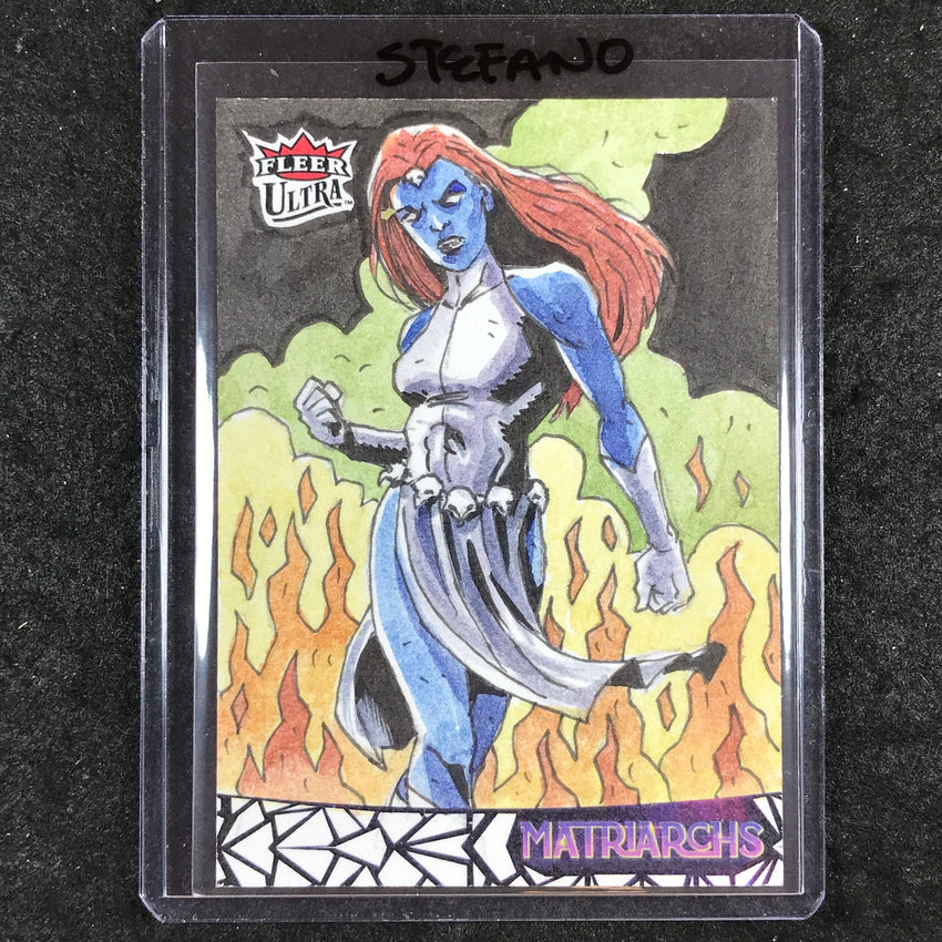 2024 Matriarchs of Marvel MYSTIQUE Artist Sketch 1/1 AL STEFANO