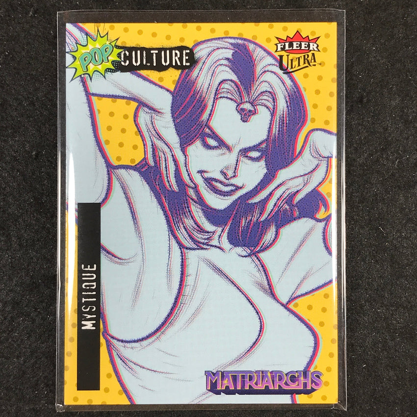 2024 Matriarchs of Marvel MYSTIQUE YELLOW SP Fleer Ultra Pop Culture #PC-39