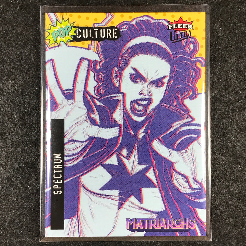 2024 Matriarchs of Marvel SPECTRUM YELLOW Fleer Ultra Pop Culture #PC-43