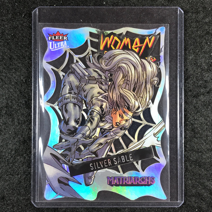 2024 Matriarchs of Marvel SILVER SABLE Women of the Web Die-Cut #12