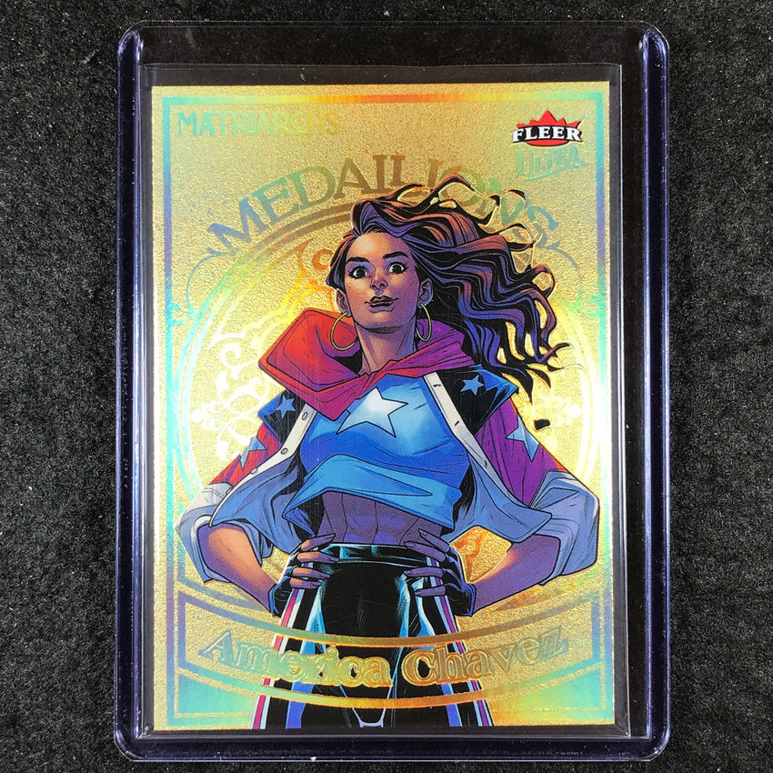 2024 Matriarchs of Marvel AMERICA CHAVEZ Gold Medallions /200 #31