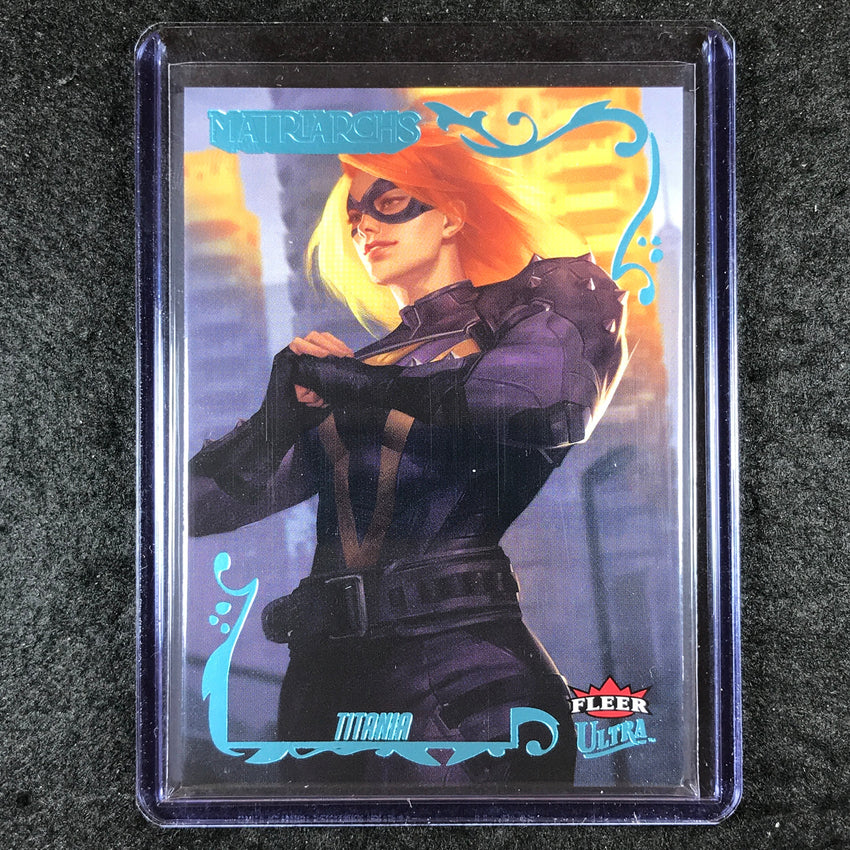 2024 Matriarchs of Marvel TITANIA Light Blue Foil OMEGA 129/129 #41
