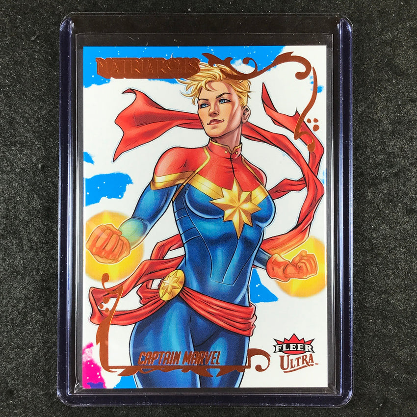 2024 Matriarchs of Marvel CAPTAIN MARVEL Orange Foil 14/52 #22