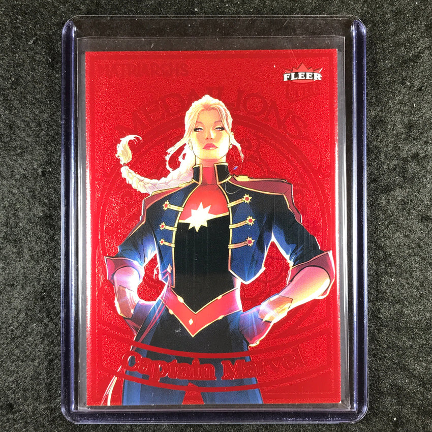 2024 Matriarchs of Marvel CAPTAIN MARVEL Ruby Medallions 16/50 #50