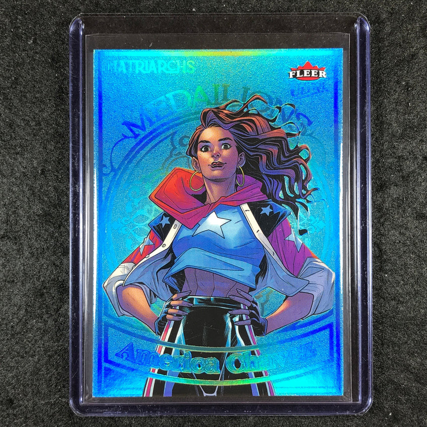 2024 Matriarchs of Marvel AMERICA CHAVEZ Sapphire Medallions 12/25 #31