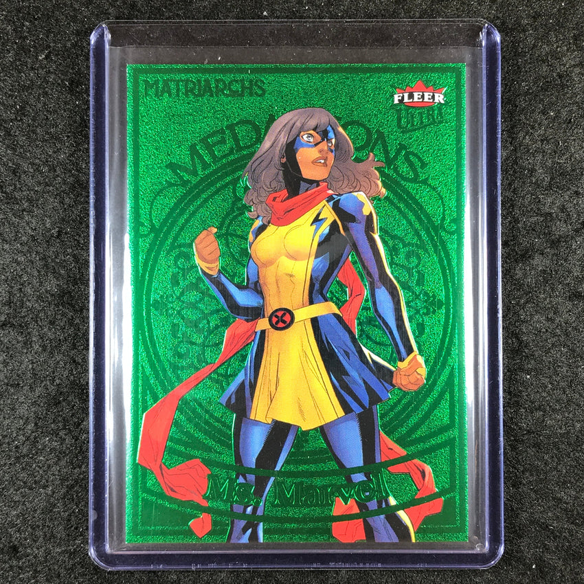 2024 Matriarchs of Marvel MS. MARVEL Emerald Medallions 7/10 #8