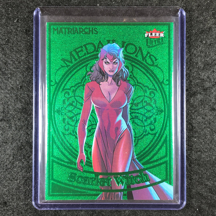 2024 Matriarchs of Marvel SCARLET WITCH Emerald Medallions 6/10 #11