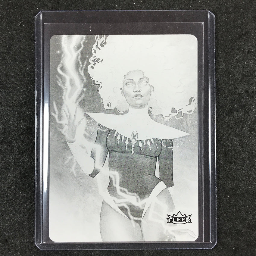 2024 Matriarchs of Marvel STORM Black Printing Plate 1/1 #6