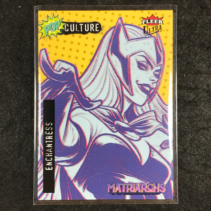2024 Matriarchs of Marvel ENCHANTRESS YELLOW Fleer Ultra Pop Culture #PC-19