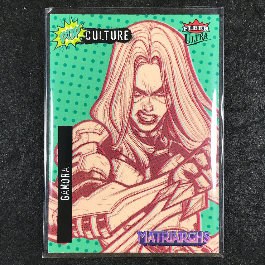 2024 Matriarchs of Marvel GAMORA GREEN Fleer Ultra Pop Culture #PC-25