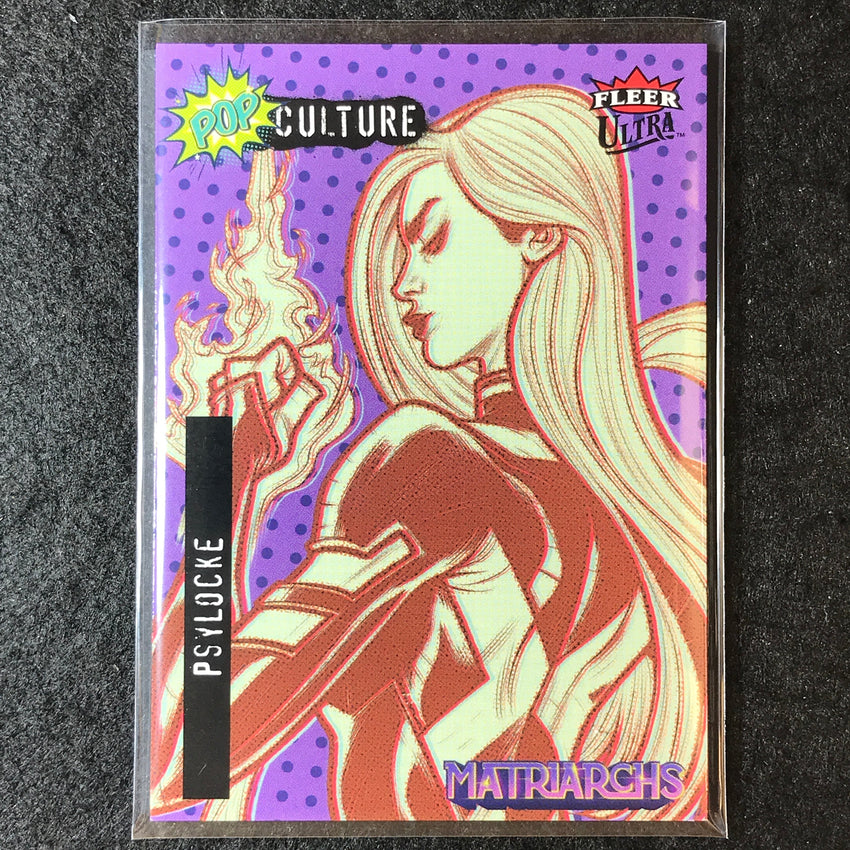 2024 Matriarchs of Marvel PSYLOCKE PURPLE Fleer Ultra Pop Culture #PC-36