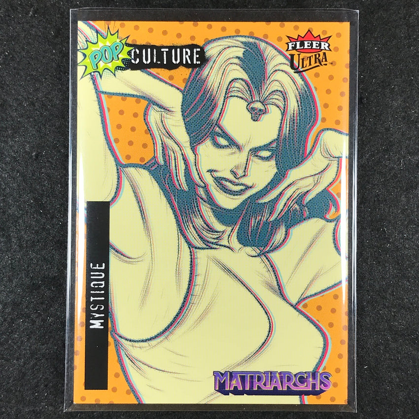 2024 Matriarchs of Marvel MYSTIQUE ORANGE SP Fleer Ultra Pop Culture #PC-38