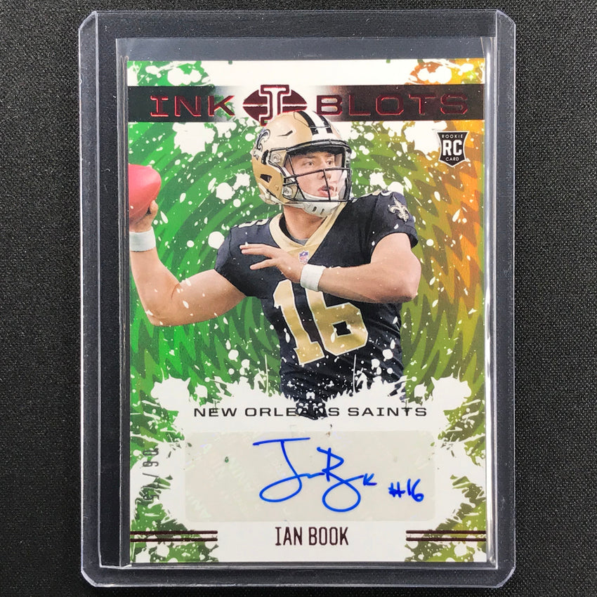2021 Illusions Ian Book Ink Blots Rookie Auto Red 6/75