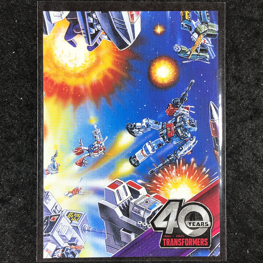 2024 Transformers 40th Anniversary 5 OF 9 Connecting Card Set D Paperboard #104