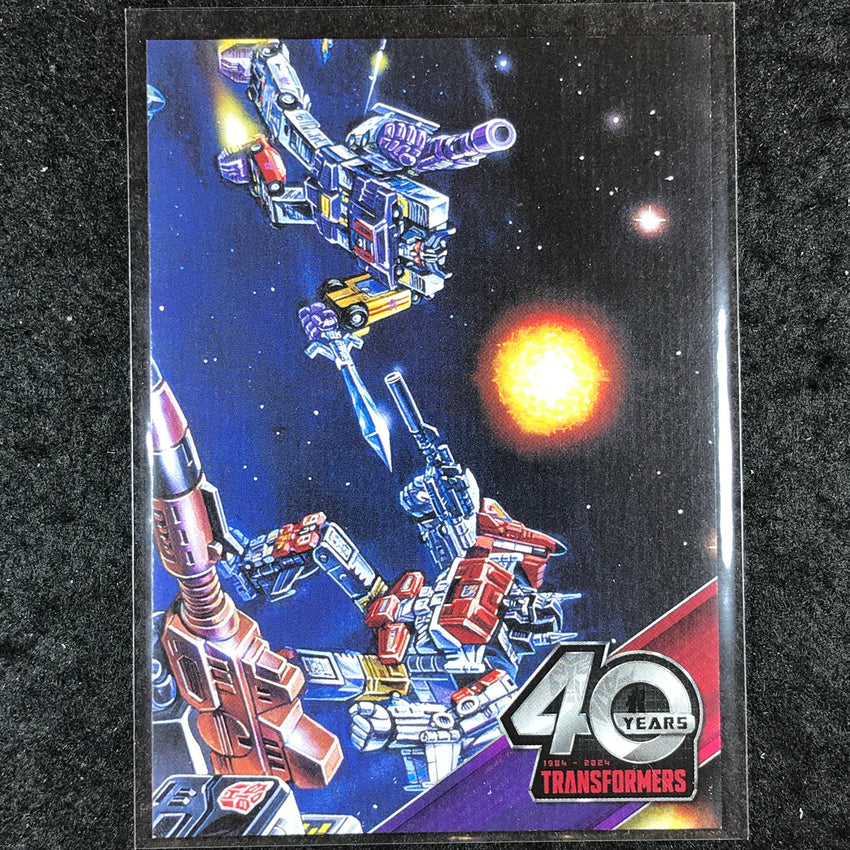 2024 Transformers 40th Anniversary 6 OF 9 Connecting Card Set D Paperboard #105