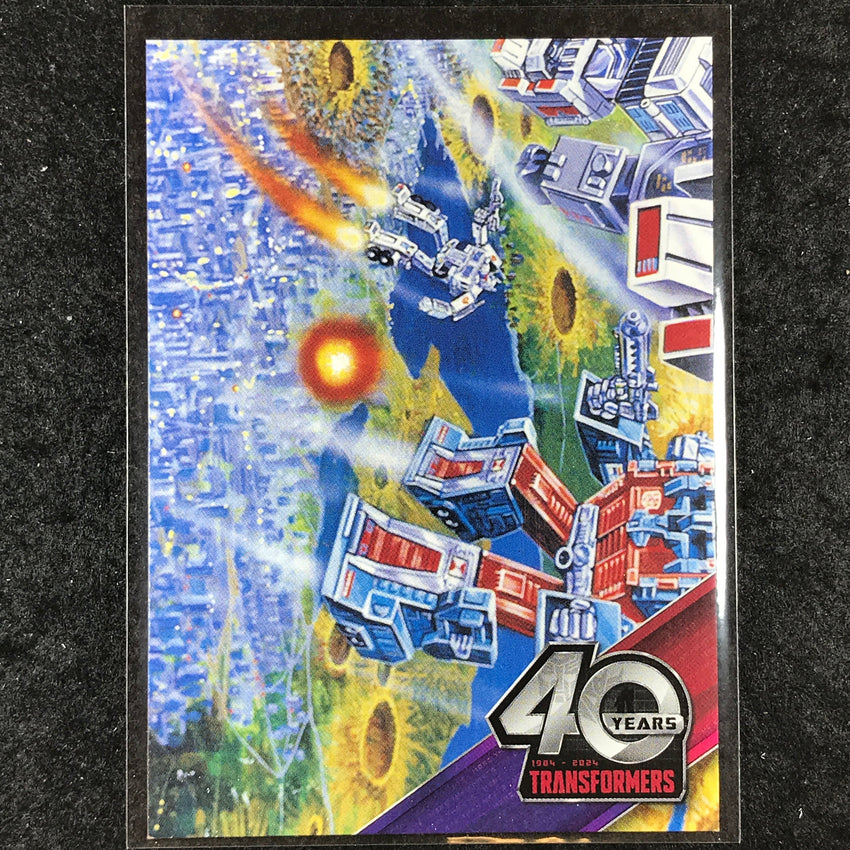 2024 Transformers 40th Anniversary 7 OF 9 Connecting Card Set D Paperboard #106