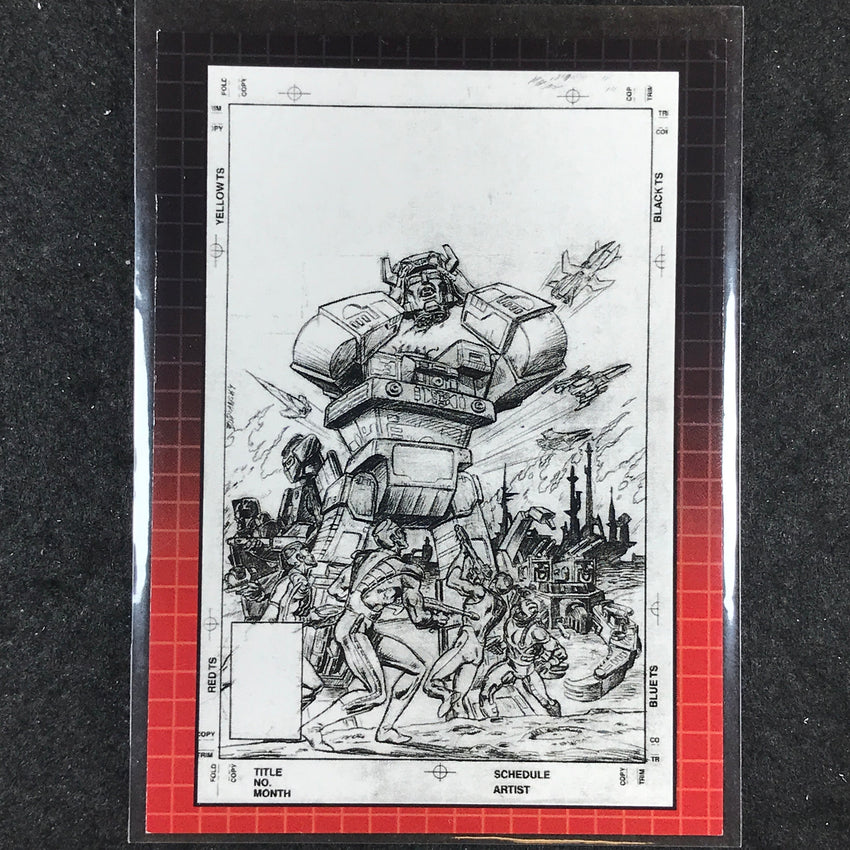 2024 Transformers 40th Anniversary HEADMASTERS #1 PENCILS Line Art #1