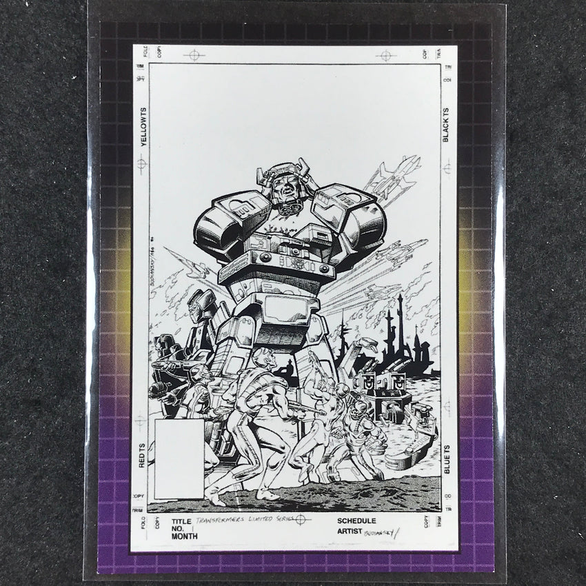 2024 Transformers 40th Anniversary HEADMASTER #1 FINAL INKS Line Art #2