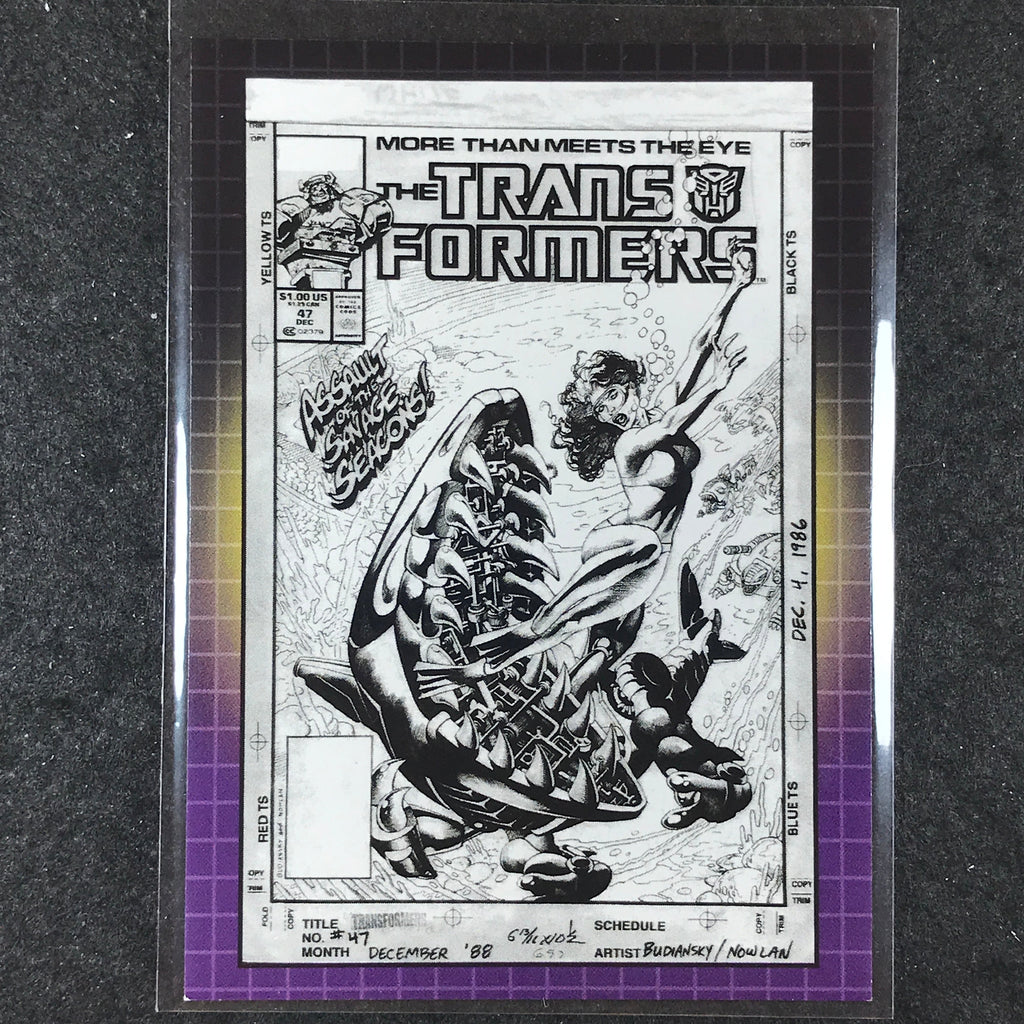 2024 Transformers 40th Anniversary TRANSFORMERS #47 FINAL INKS Line Ar ...