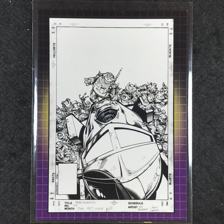 2024 Transformers 40th Anniversary TRANSFORMERS #29 FINAL INKS Line Art #8