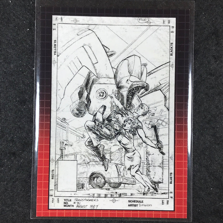 2024 Transformers 40th Anniversary TRANSFORMERS #31 PENCILS Line Art #9