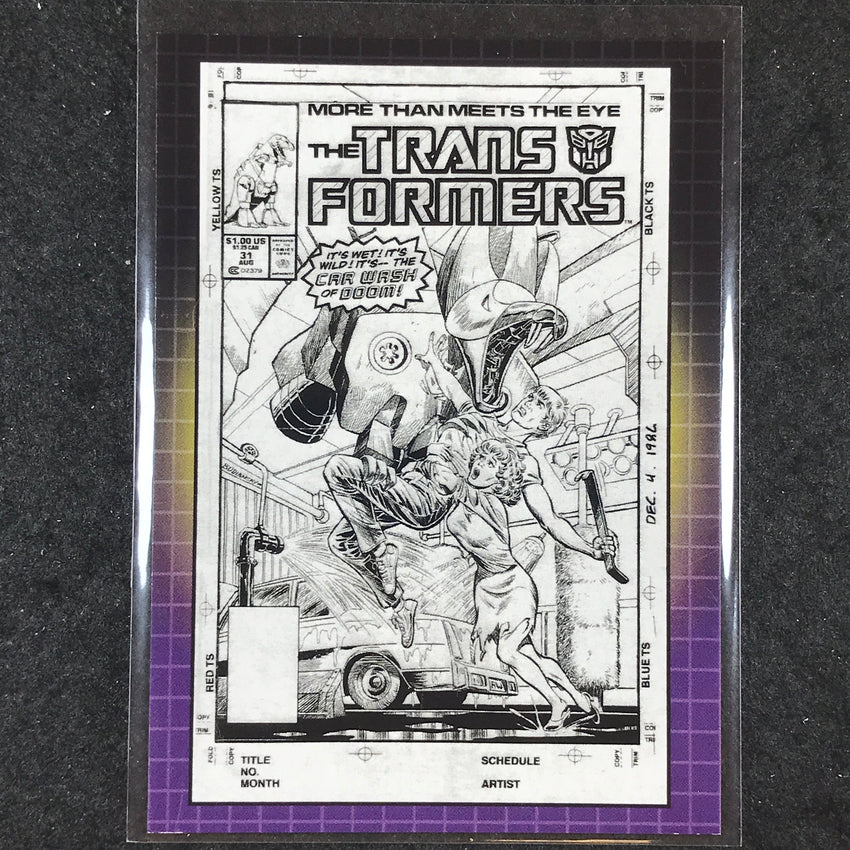 2024 Transformers 40th Anniversary TRANSFORMERS #31 FINAL INKS Line Art #10