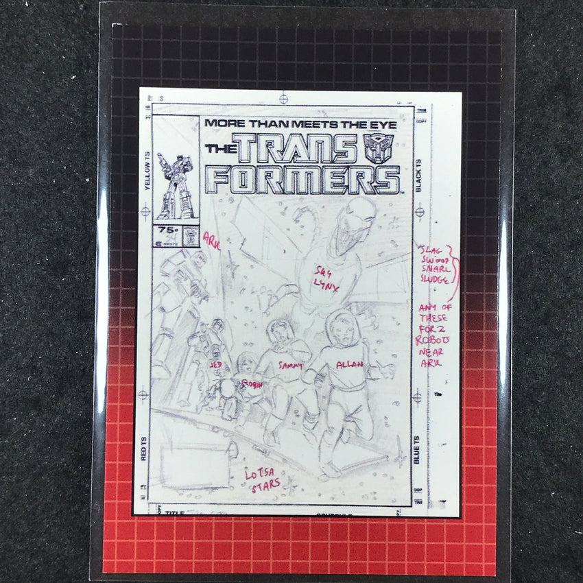 2024 Transformers 40th Anniversary TRANSFORMERS #36 COVER SKETCH Line Art #11