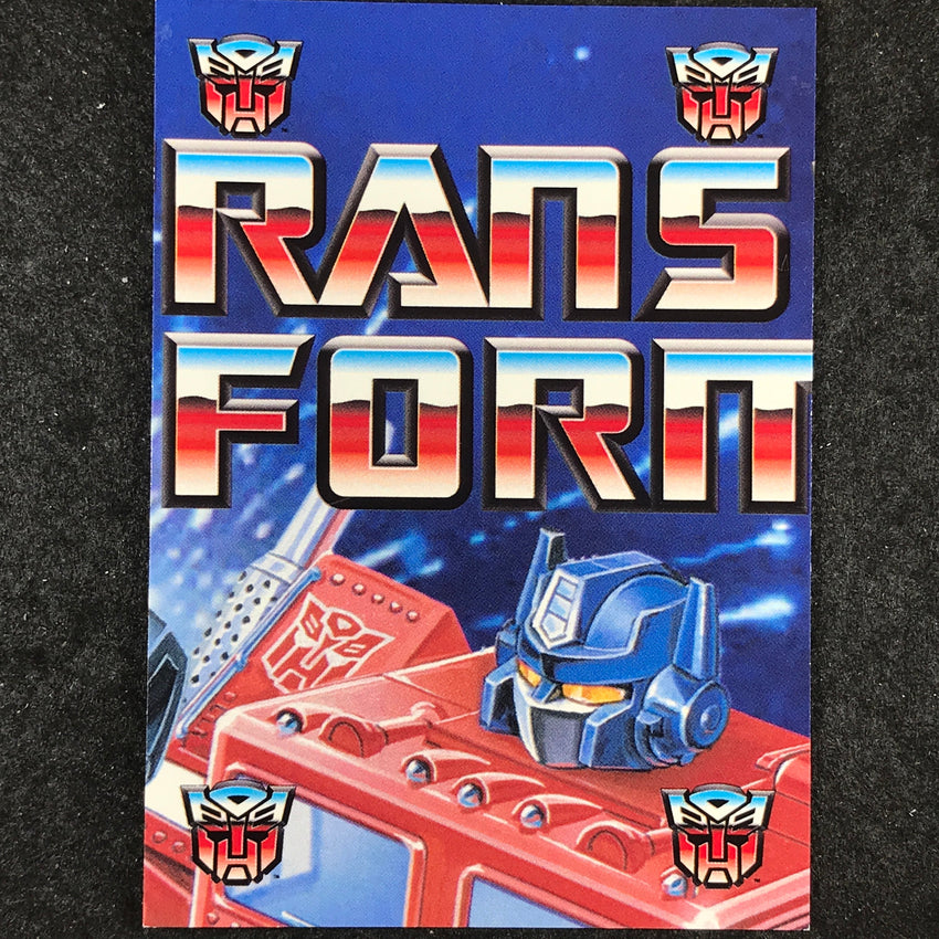 2024 Transformers 40th Anniversary PRIME MEGATRON Double Sided Connecting Art #2