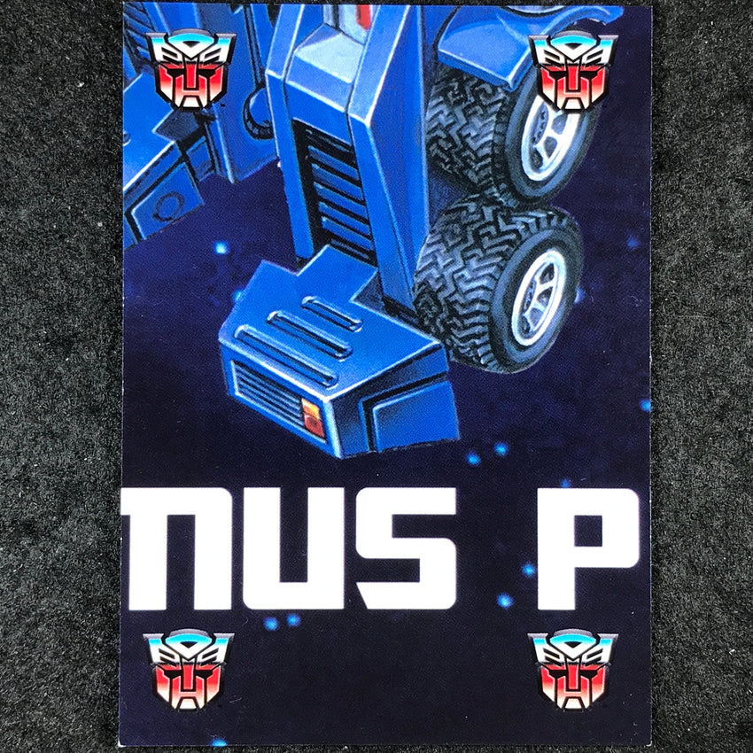 2024 Transformers 40th Anniversary PRIME MEGATRON Double Sided Connecting Art #8