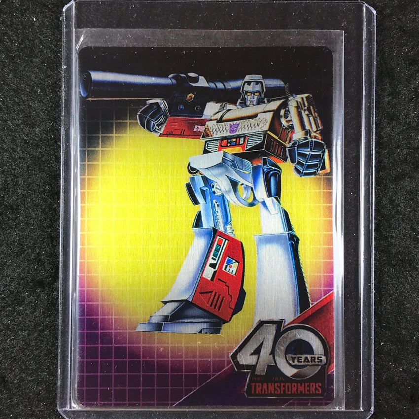 2024 Transformers 40th Anniversary MEGATRON Metal Art Card #3