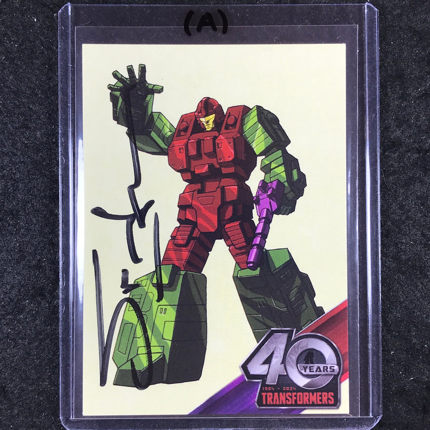 2024 Transformers 40th Anniversary SIMON FURMAN BLUDGEON Deluxe Auto #2 (A)